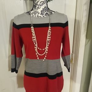 New York Company size medium colorblock sweater